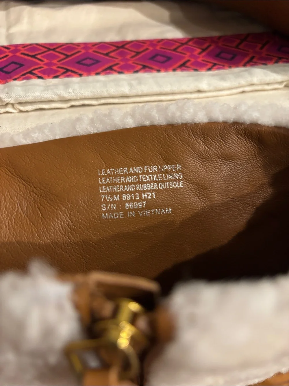Tory Burch Shearling Everly Boot Calf Leather/Shearling